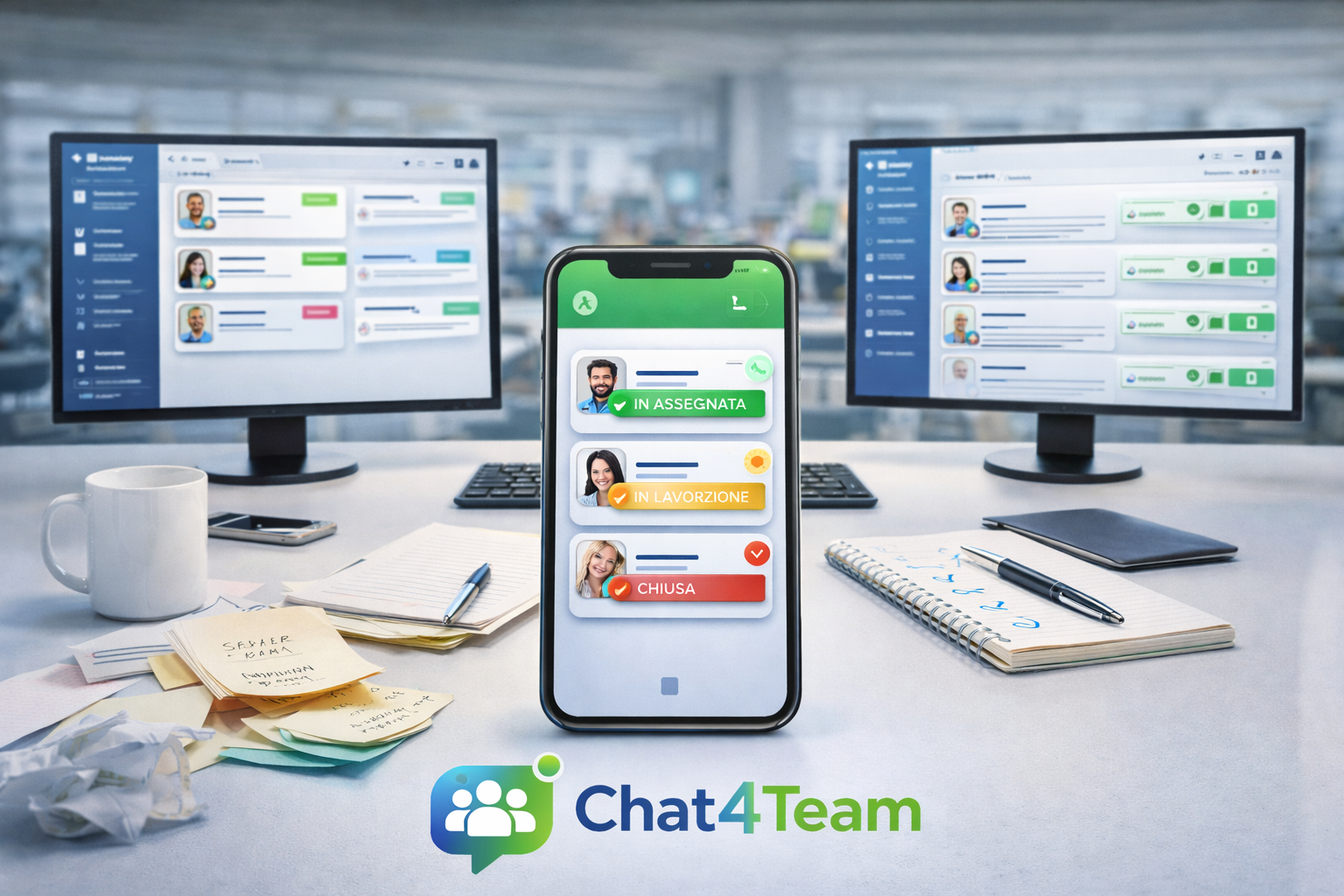 Gestire WhatsApp con più collaboratori tramite piattaforma condivisa con assegnazione delle chat