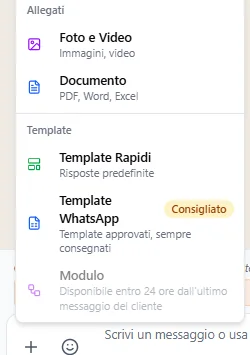 Conversazione WhatsApp condivisa